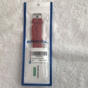 ANCOOL -Red Silicone Watch Band